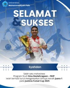 Mahasiswa IKOR FKIP Unismuh Palu Ukir Deretan Prestasi Sepanjang 2025