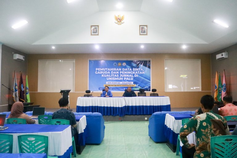 Tingkatkan Mutu Publikasi Ilmiah, Universitas Muhammadiyah Palu Gelar Pemutakhiran Data SINTA dan GARUDA