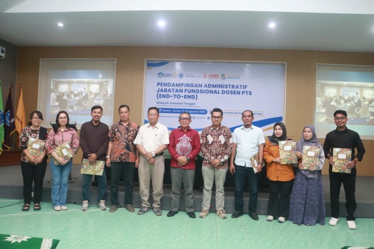 Perkuat Karier Akademik Dosen PTS, LLDIKTI Gelar Pendampingan Administratif Jabatan Fungsional di Universitas Muhammadiyah Palu